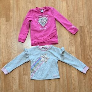 Betsey Johnson x JoJo Siwa sweatshirts 6x